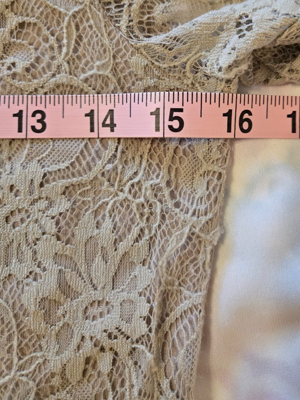 INC Short Sleeved Lace Top - Size S - Picture 5 of 7